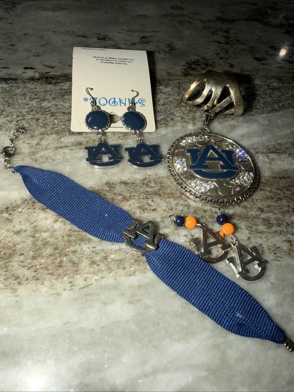 Auburn Tigers University Jewelry Lot - Some New - Some Need Repair- JHA